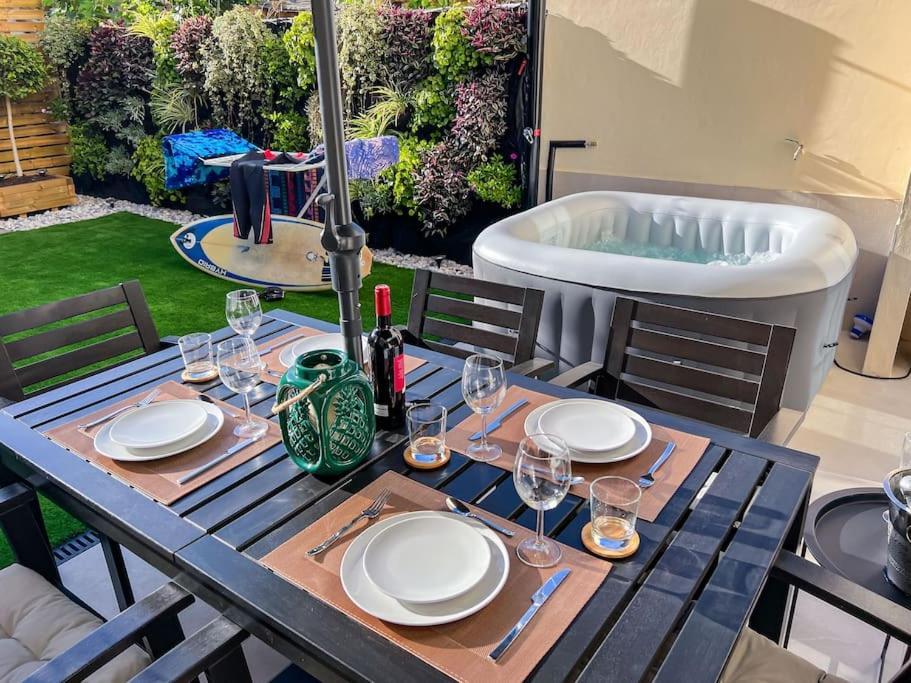 Relaxing Garden Los Cristianos Con Jacuzzi Y Barbacoa Арона Экстерьер фото